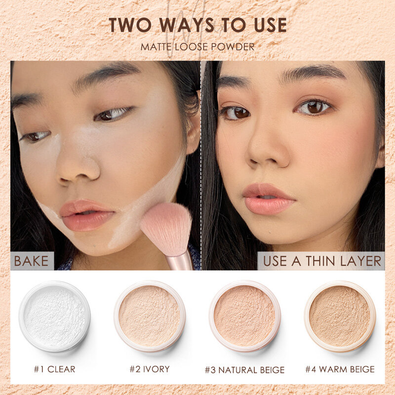 FOCALLURE Phấn Phủ Mờ Nhẹ Kiểm Soát Dầu Tối Đa