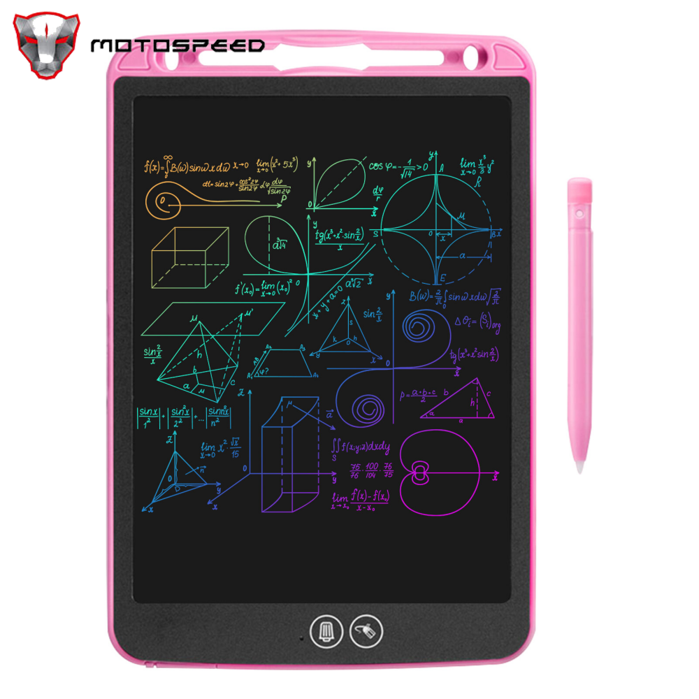 KKmoon LCD Writing Tablet 8.5 Inch Doodle Drawing Pad Handwriting Multiple Colorful Board with Magnetic Stylus for Toddler Kids Office Educational and Learning Toy Gifts for 3-6 Years Old Boy and Girls Children's Day Partial Erasing