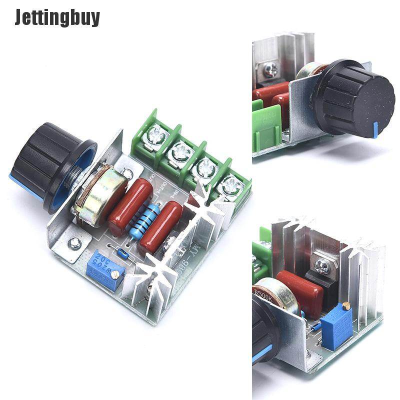 [Jettingbuy] Dimmer 220V 2000W Speed Controller Dimmer Switch Electronic Voltage Regulator