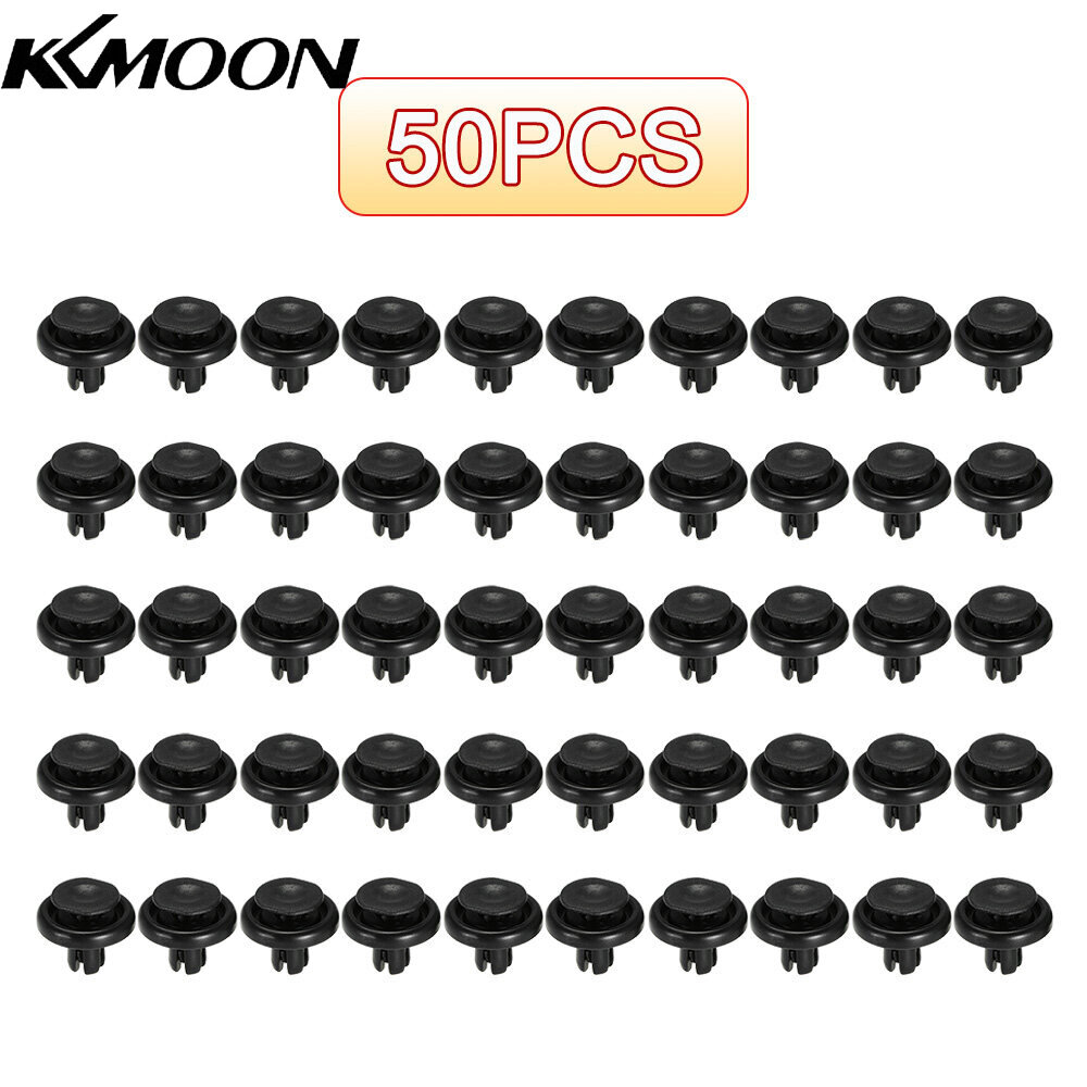 KKmoon Car Fasteners Clips 50Pcs Plastic Retainer Clips Car Push Pin Rivet Trim Clips Universal Replacement for Toyota Honda