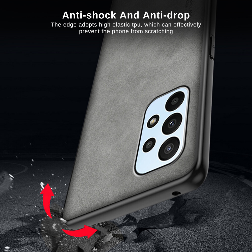 Ốp Da Mờ Yangbuck Sang Trọng Cho Samsung Galaxy A13 A23 A33 A53 A73 5G Ốp Chống Sốc Cho Samsung M23 M33 M53 Fundas