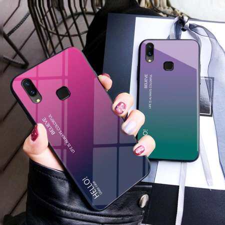 เคสสำหรับ VIVO Y95 แก้วหรูหรากรอบซิลิโคน Hard สำหรับ Vivo Y95 กรณี