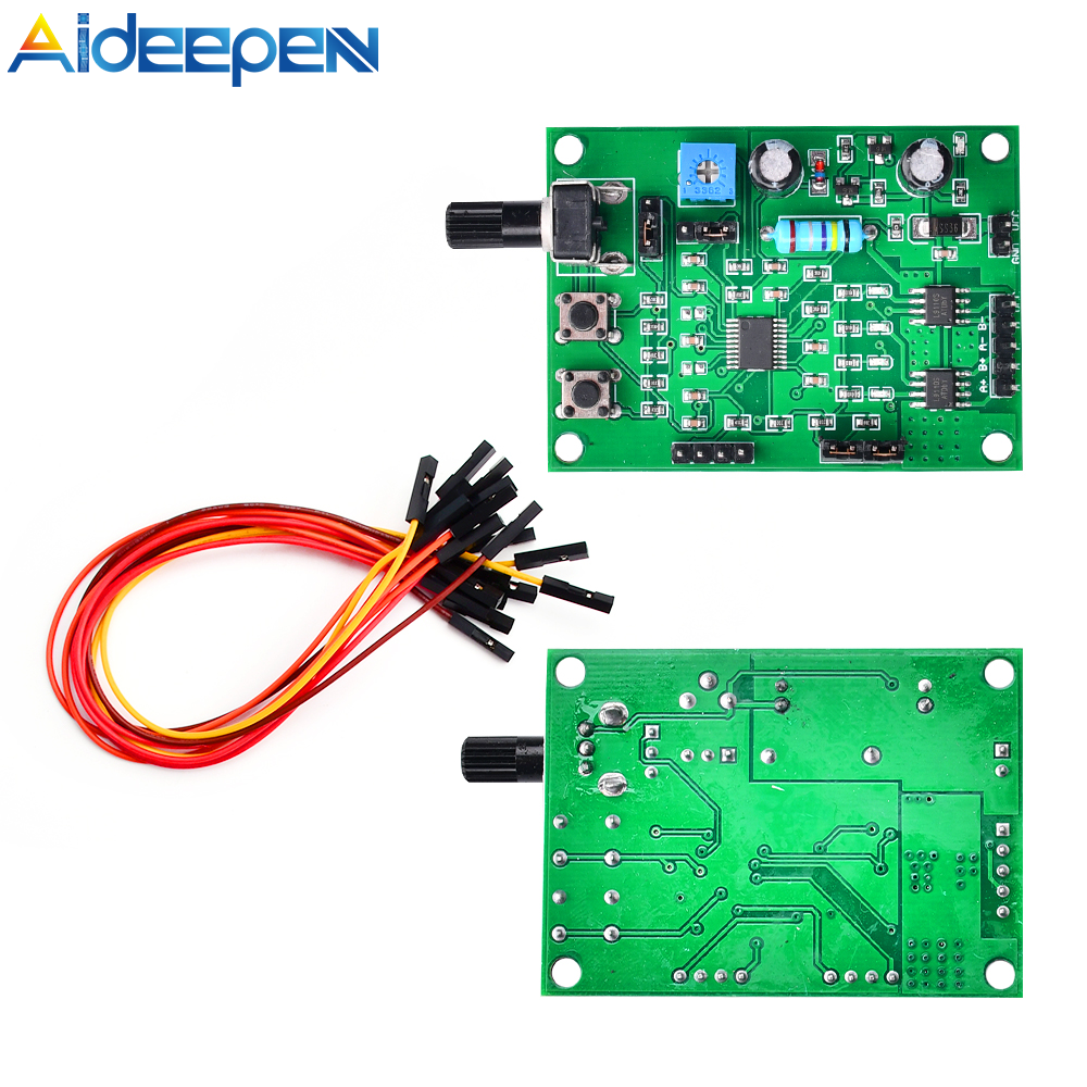 Aideepen DC 5V-12V Stepper Motor Driver Mini 2-phase 4-wire 4-phase 5-wire Multifunction Step Motor Speed Controller Module Board