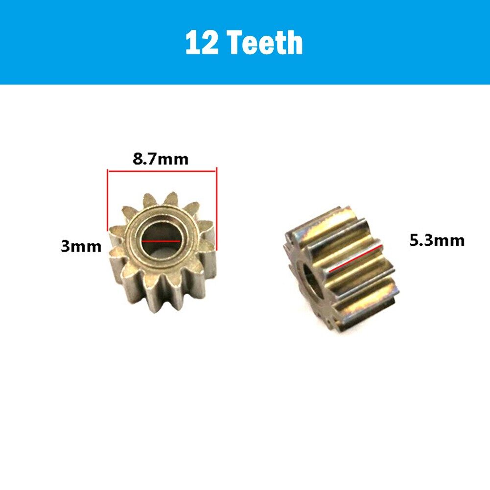 550 750 motor gear rechargeable hand drill gear 9teeth 12teeth gear d type konektor model rc