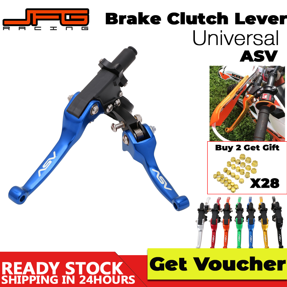 JFG Racing ก้านเบรกคลัช CNC ASV F3,สำหรับ Honda Yamaha Kawasaki Suzuki CR CRF YZF WRF KX KXF RM RMZ Mio I 125 Wave 100 Sporty
