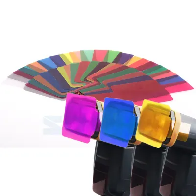 20 colour Photographic Color Gels Filter Card Lighting Diffuser for Godox TT685C/N V860N/C/S/O/F TT520 TT350 Flash Speedlite