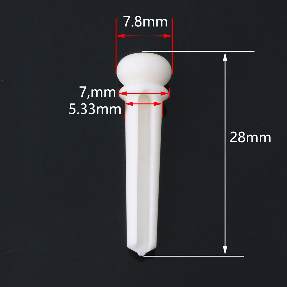 Pure Ox Bone Guitar String Nail Abalone Shell Dot Brass Circle Loop High-Grade Ballad String Nail