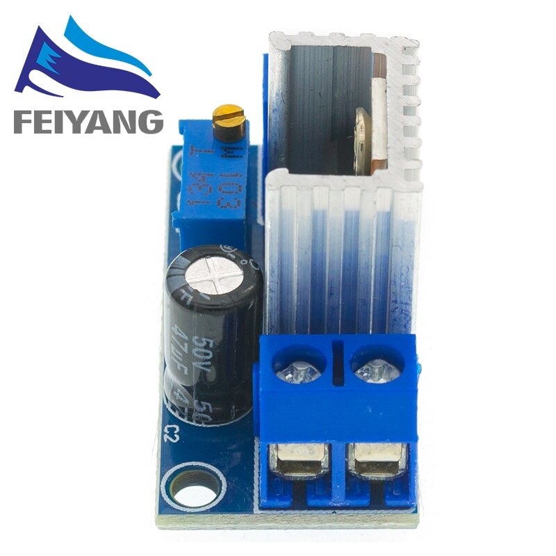 LM317 Adjustable Voltage Regulator Power Supply LM317 DC-DC Converter Buck Step Down Circuit Board Module Linear Regulator