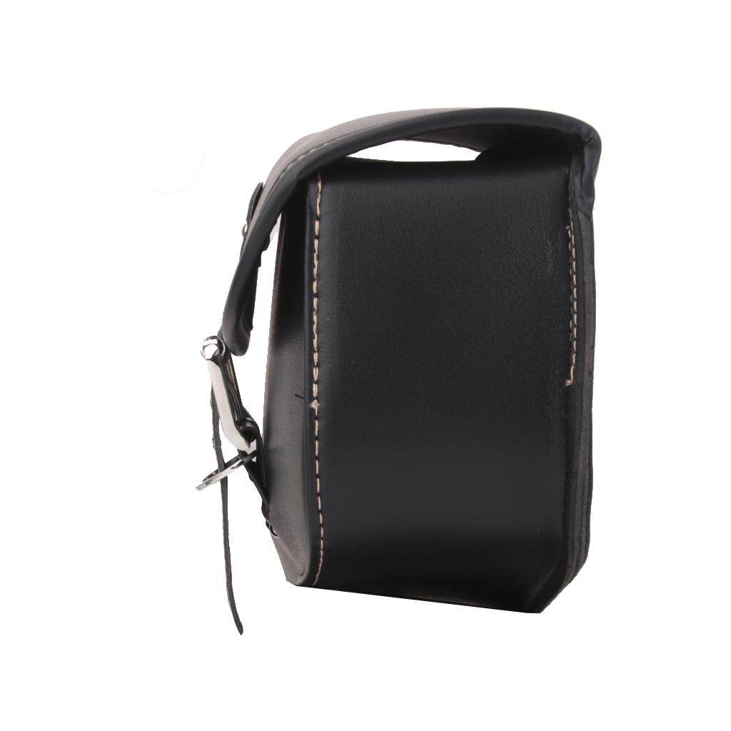 Homyl PU Leather Black Motorcycle Tool Bag Saddlebag For Harley Universal