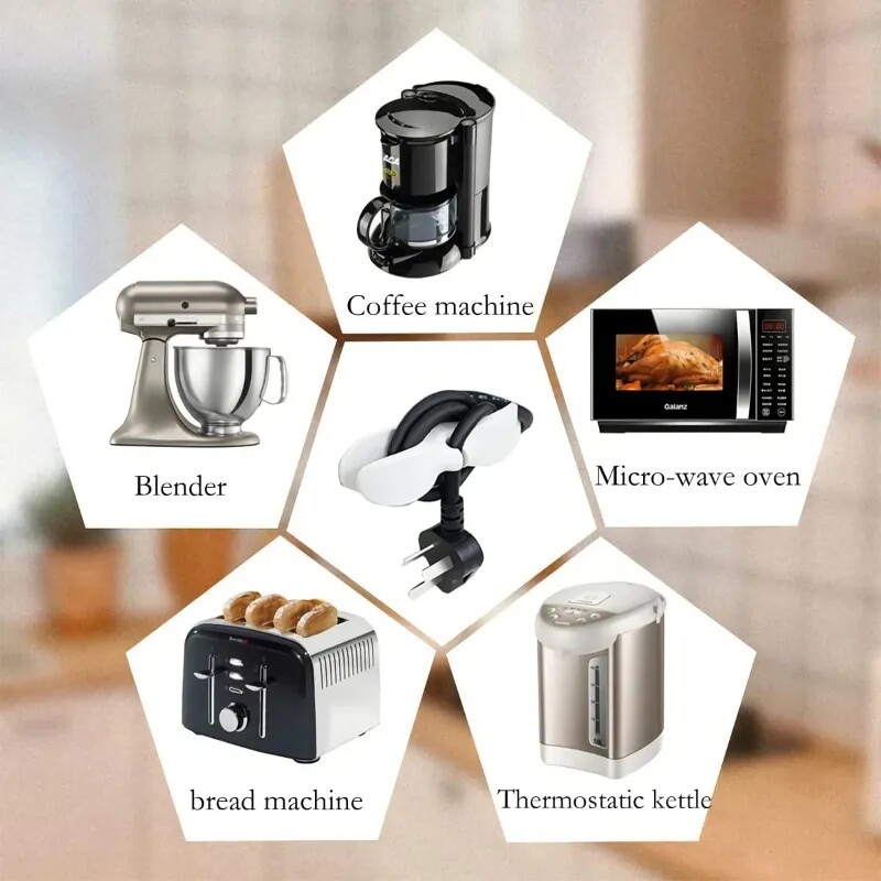3Pcs Cord Organizer Winder Table Cable Management Cord Holder Cable Manager Fixed Clamp Wire Winder Kitchen Appliances Clips