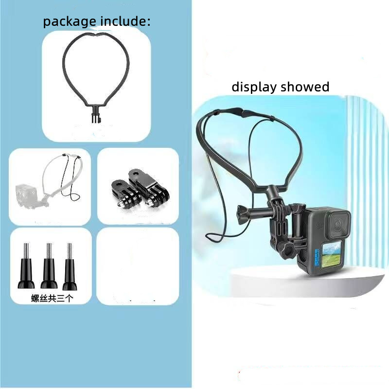 Support De Cou Magnétique JJC Pour Caméra D'action - Compatible DJI Osmo Action, GoPro, Insta360 - Avec Sangle De Poitrine - 9