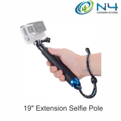 (Ready Stock) 19 inch Extension Selfie Adjustable Pole / Handheld / Monopod / Stick compatible Gopro Action Camera (Ship from Malaysia)