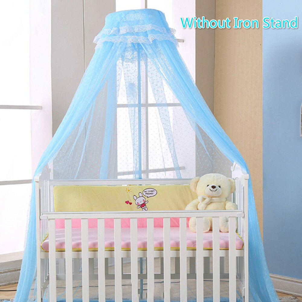 round canopy crib