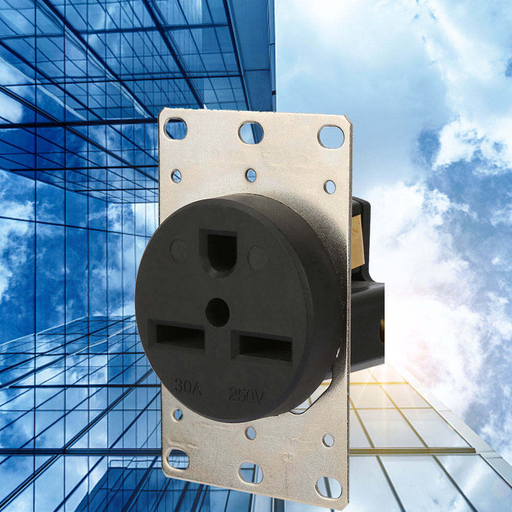 NEMA6-30R 30A 250V Industrial Power Socket 3 Holes Power Power Socket Socket Plug Wire Connector