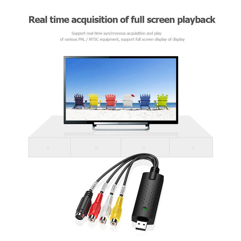 Easycap R Net Easycapยูเอสบี2.0 Easy CapวิดีโอทีวีดีวีดีวีเอชเอสDVRจับภาพอะแดปเตอร์ ...