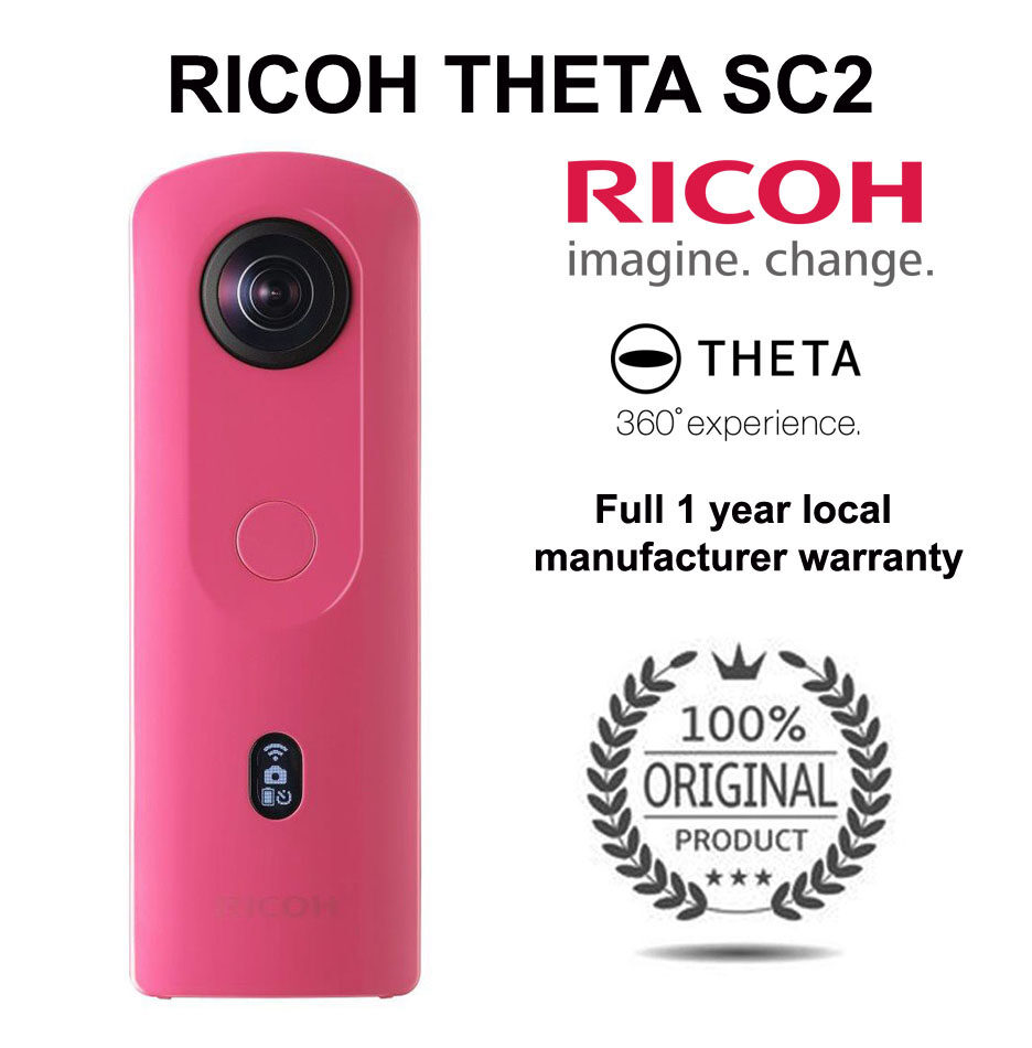 人気の製品 Ricoh THETA SC2 PINK 360°Camera 4K Video with image