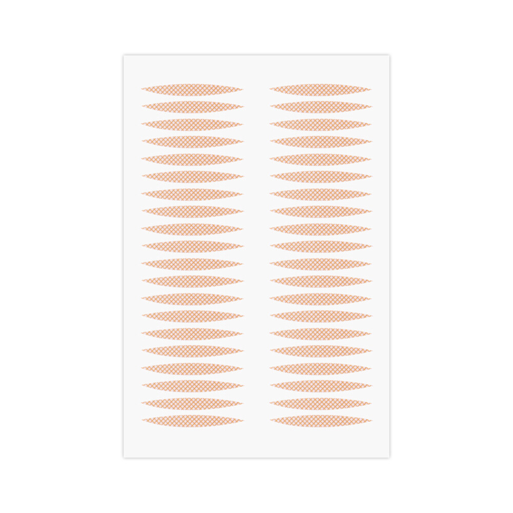 Invisible Double Fold Eyelid Breathable Lace Sticker Beige Stripe Self-adhesive Eye Tape Beauty Makeup Tool