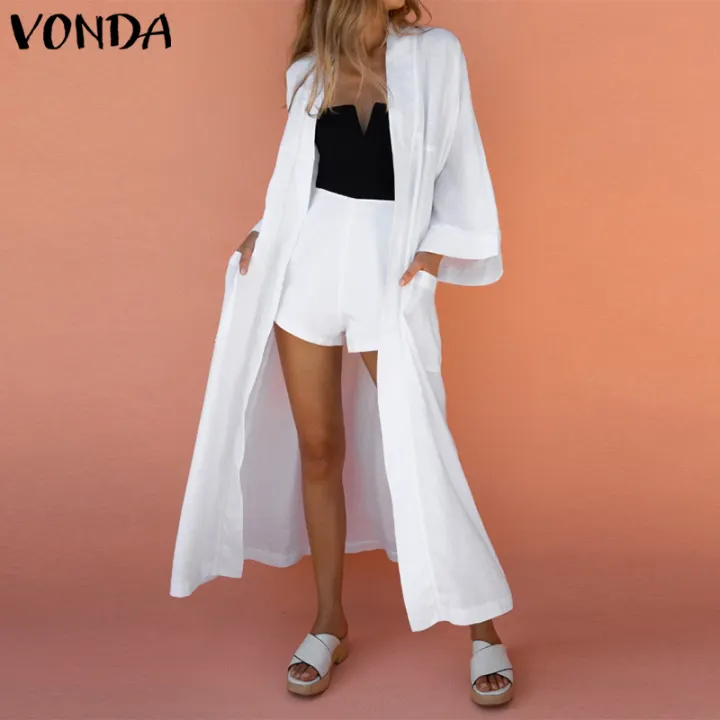 white baggy long sleeve top