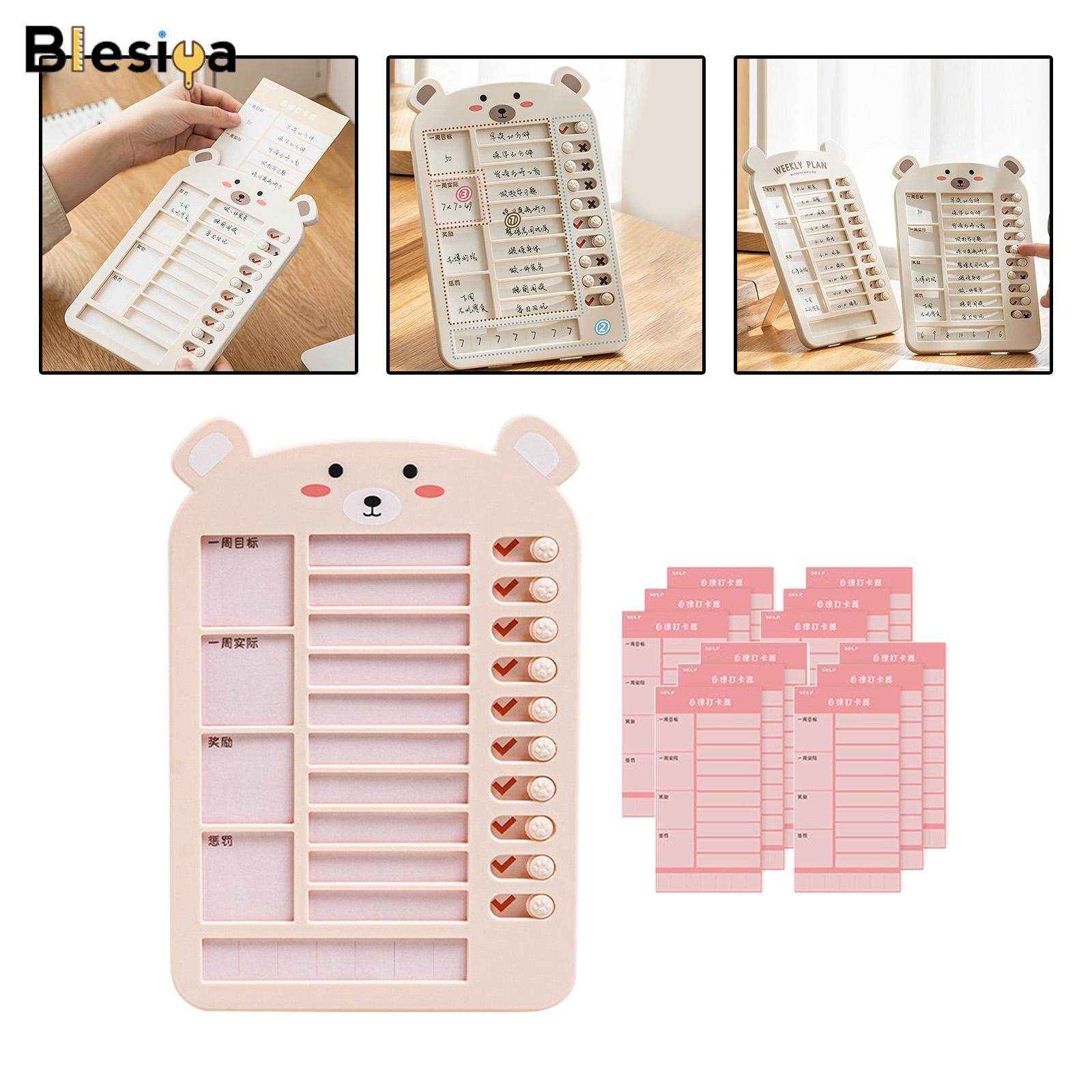 Blesiya List Board Daily Task Planning Board Chart Memo for RV Office Home
