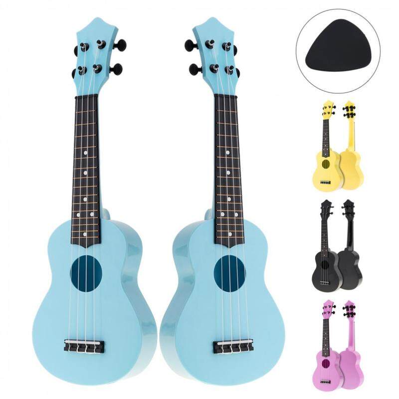 4 colors 21 Inch Soprano Ukulele Colorful Acoustic 4 Strings Hawaii Guitar Instrument for Children and Music Beginner Malaysia