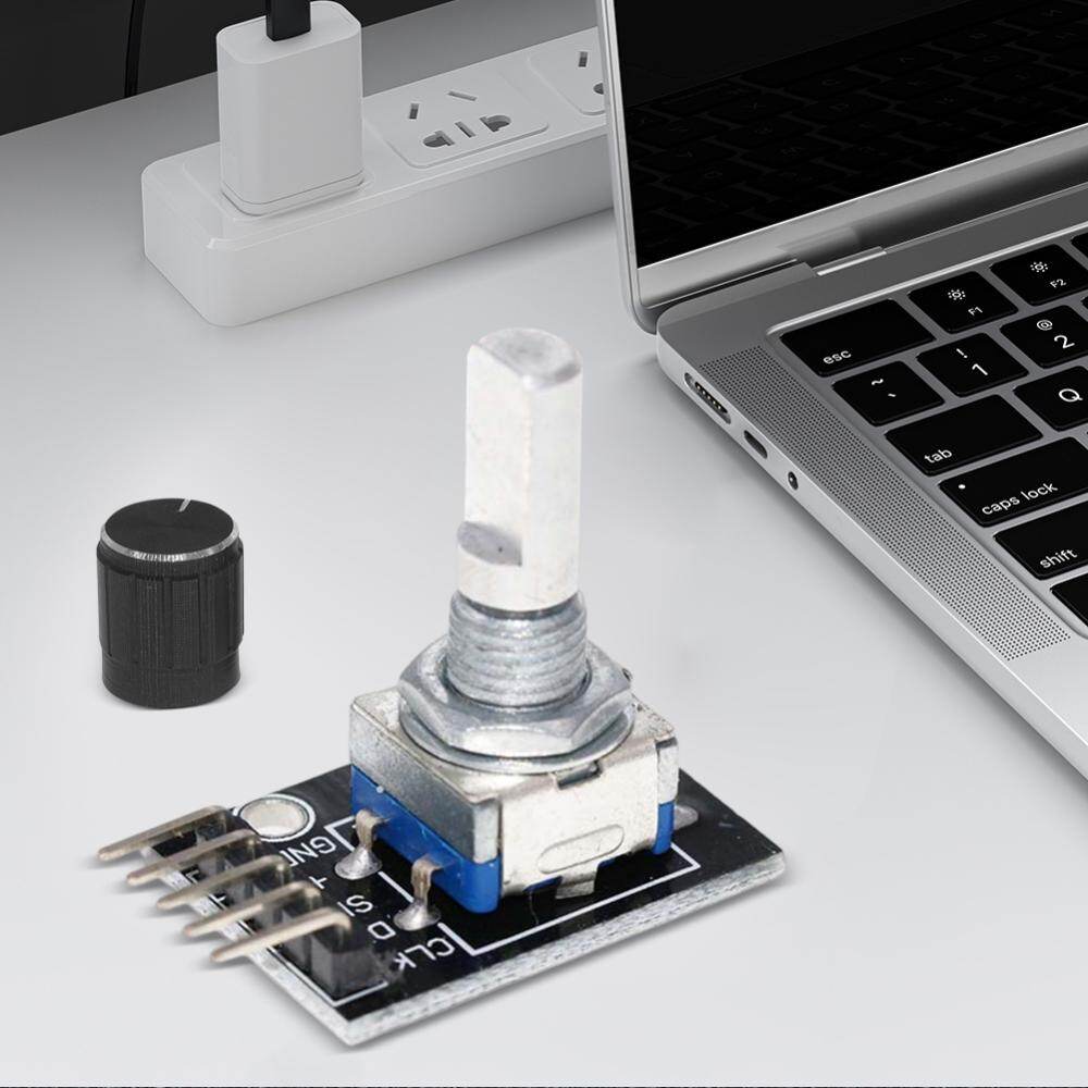 HW-040 360 Degrees Rotary Encoder Switch Module with Knob Cap Brick Sensor Development Board Potentiometer Knob Kit