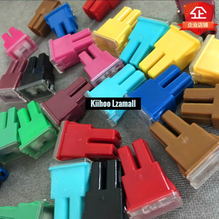 Car square fuse truck fuse insert 20a30a40a50a60a70a80a90a100a120a car square fuse truck fuse