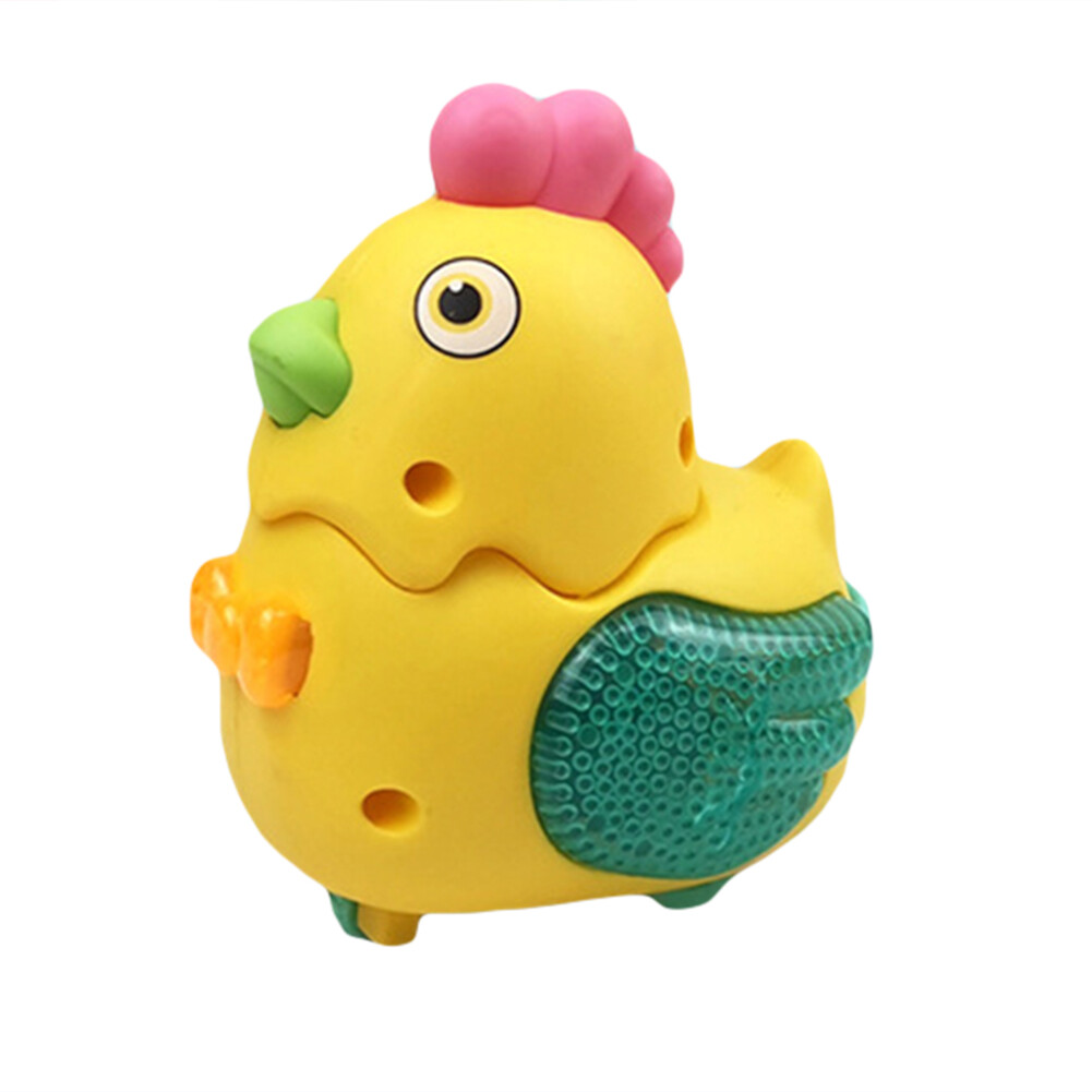 microgood Cute Chick Clockwork Animal Pull Strings LED Lighting Model Kids Development Toy