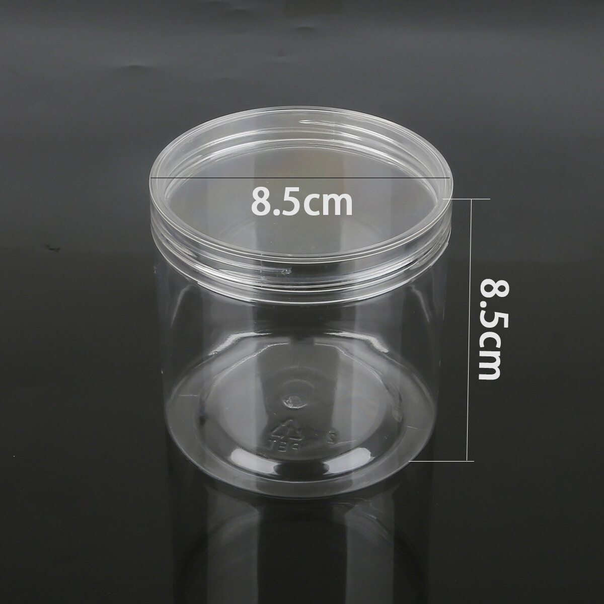 1pcs/lot 280 / 360ml Practical Round Clear Empty Plastic Storage Box Beads Rhinestone Storage Container