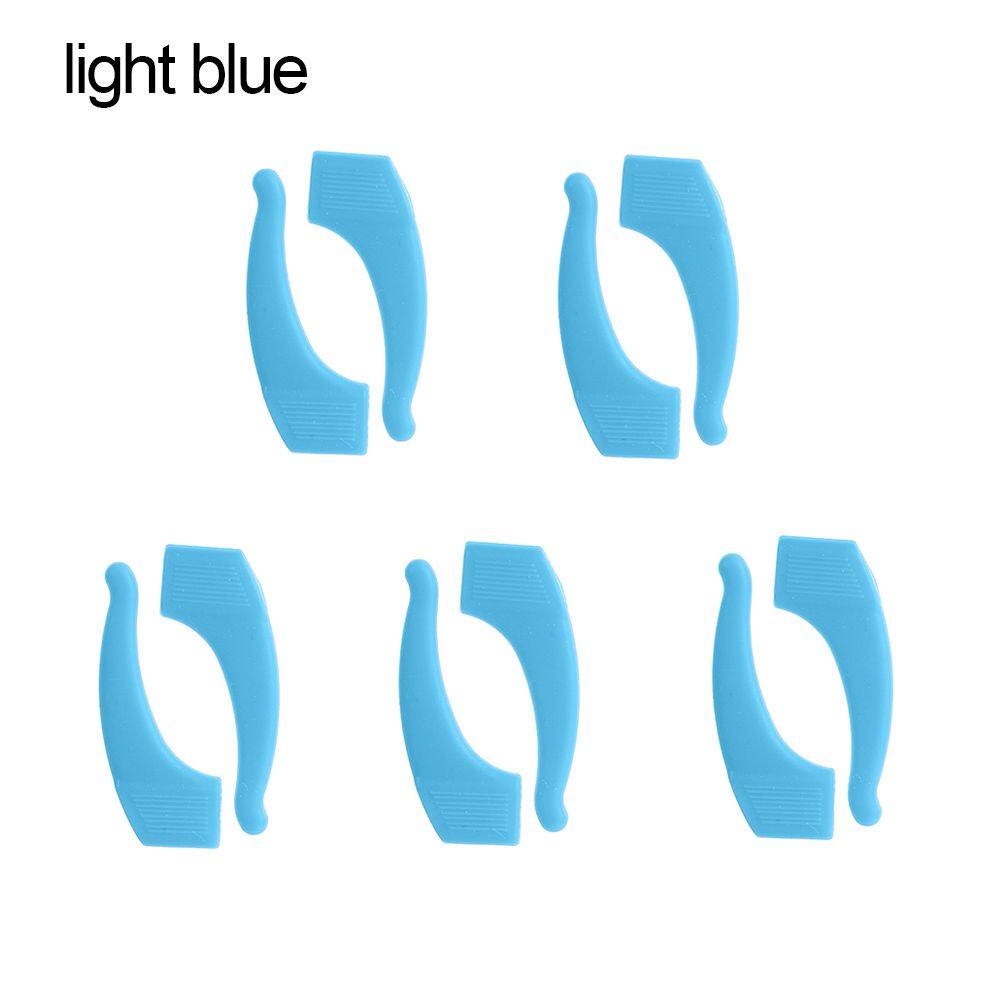 5 pairs Anti Slip Silicone Glasses Ear Hooks For Kids And Adults Round Grips Eyeglasses Sports Temple Tips Soft Ear Hook