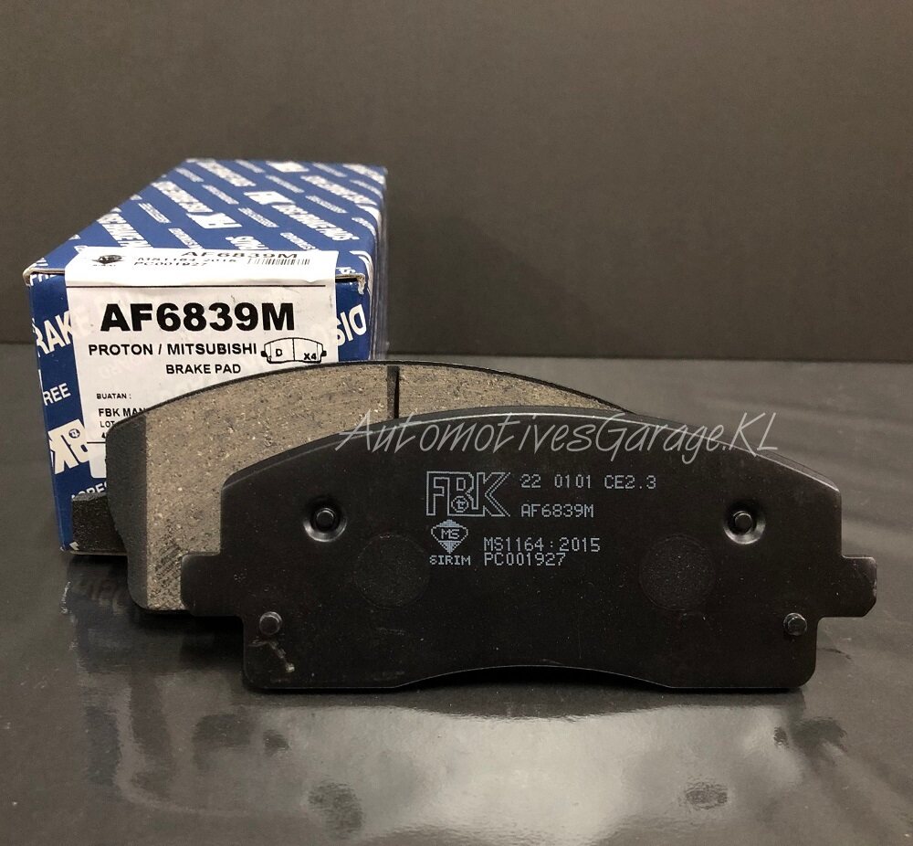 FBK FRONT BRAKE PADS PROTON EXORA CFE / EXORA BOLD / EXORA TURBO Lazada