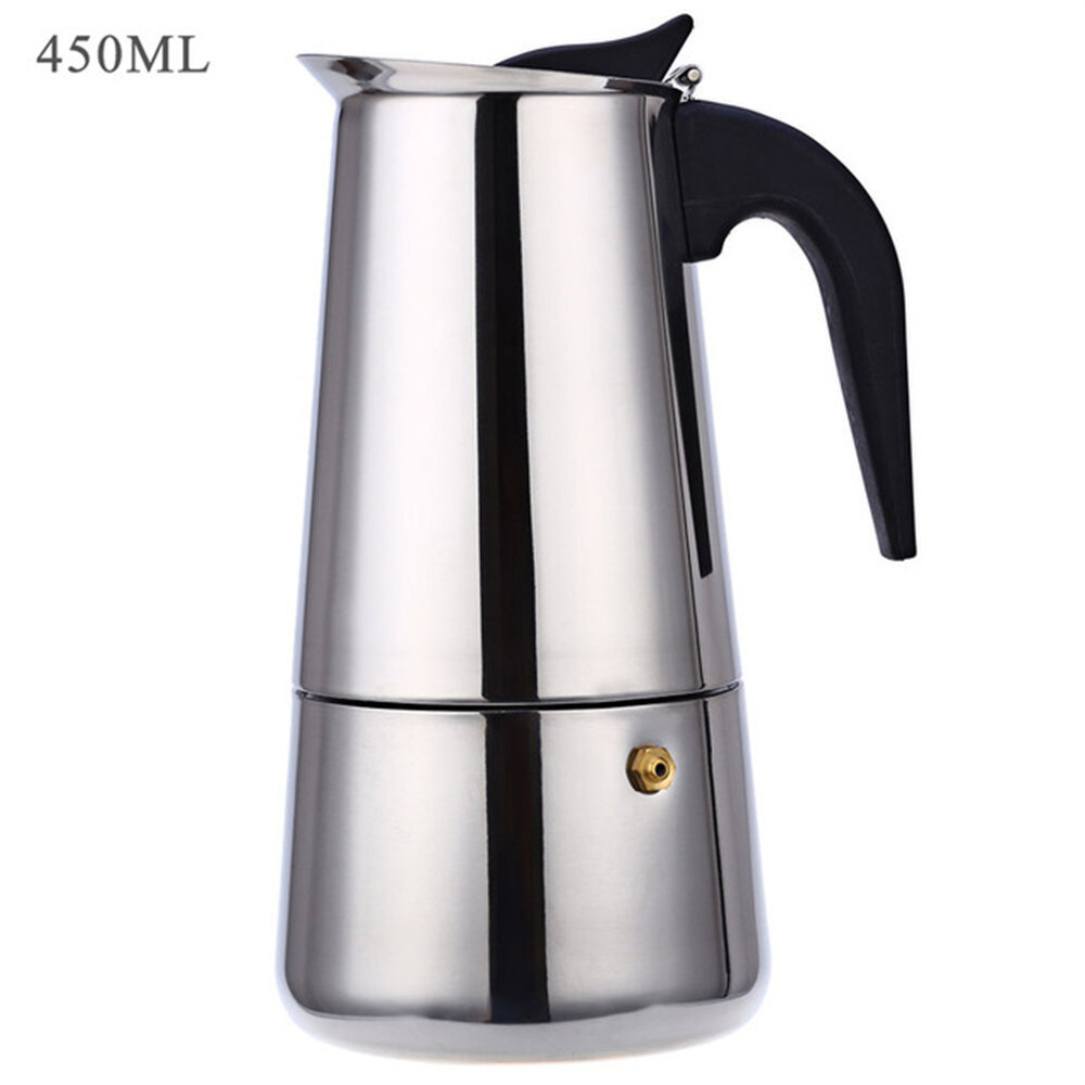 2/4/6/9-cup Pot Latte bếp Thép Top Maker cà phê Moka