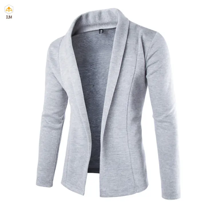 mens knitted blazer cardigan