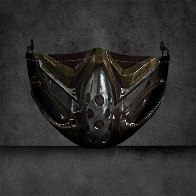 Mortal Kombat Movie Game Scorpion Sub-Zero Cosplay Costume Dustproof Unisex S Halloween Party Props