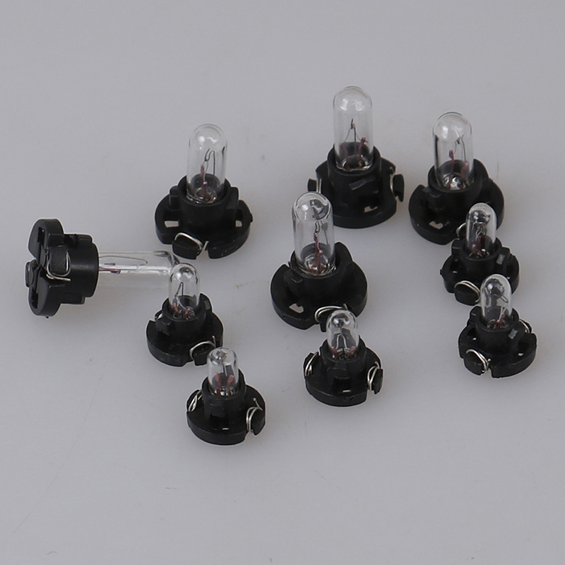 T3 Car Led 5Pcs T3 T4.2 LED Bulbs Car Interior Wedge Dashboard Warming Indicator ...