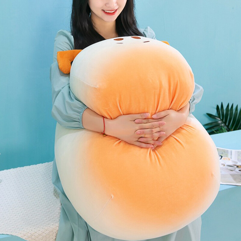 Gối Búi Hấp Nhỏ Dễ Thương Búp Bê Hoạt Hình Đồ Chơi Nhồi Bông Gối Mềm Hình Bánh Mì Sáng Tạo