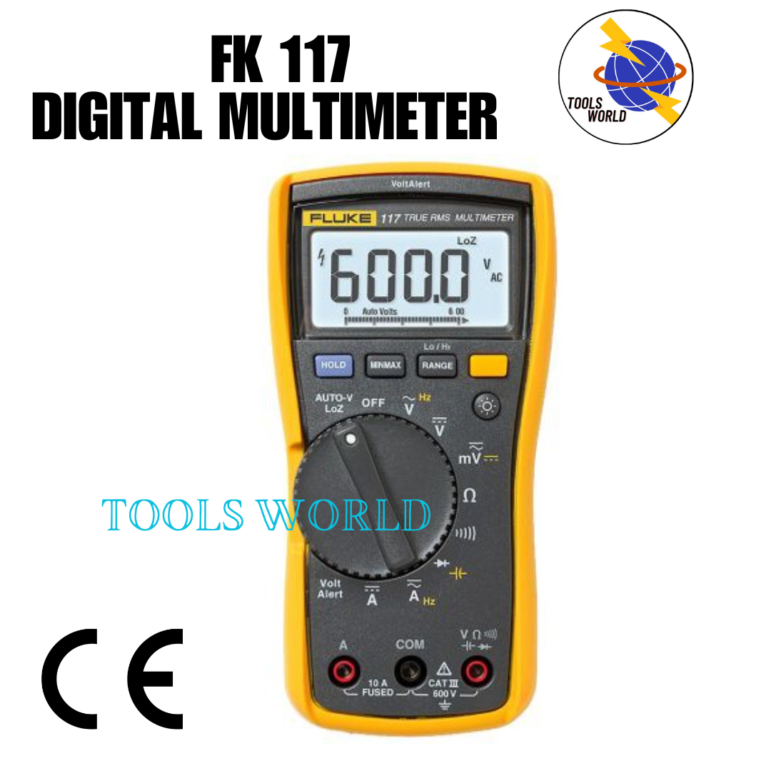 FLUKE 117 Electrician's Ideal Multimeter with Non-Contact Voltage | Lazada