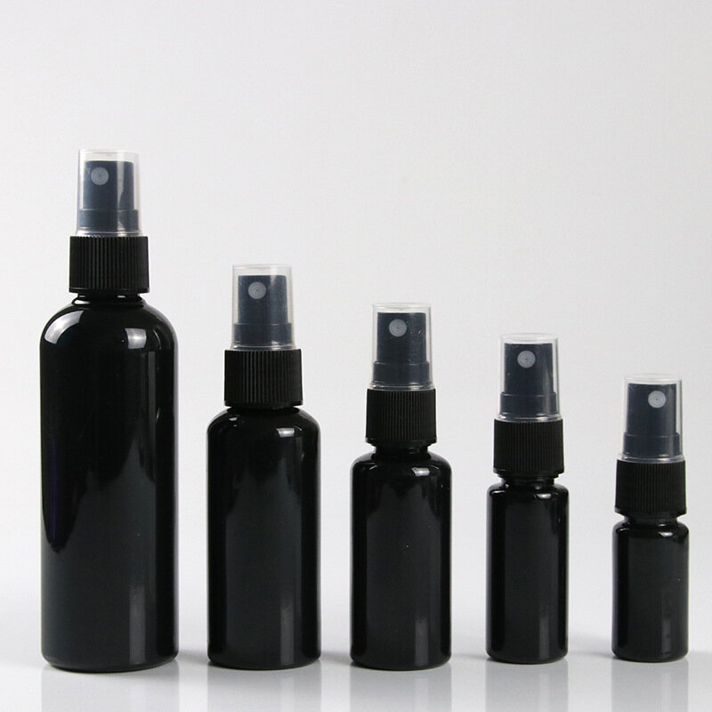 Polocat 10/20/30/50/100/200ml PET Press Spray Bottle Black/White Perfume Spray Bottle Sub-bottling Facial Moisturizing Small Spray Bottle