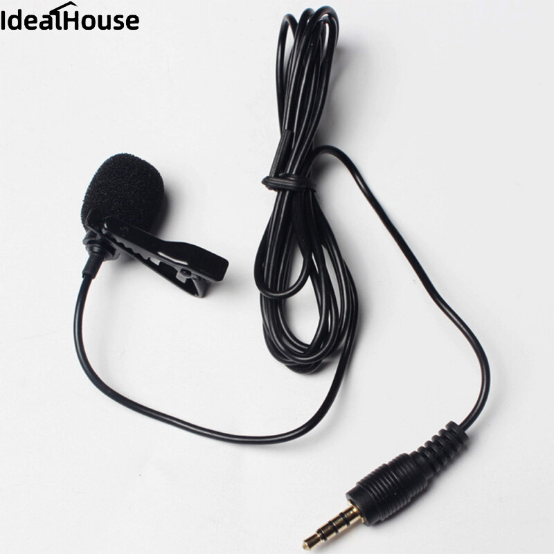 IDealHouse【ready stock】3.5mm Clip On Mini Lapel Lavalier Microphone