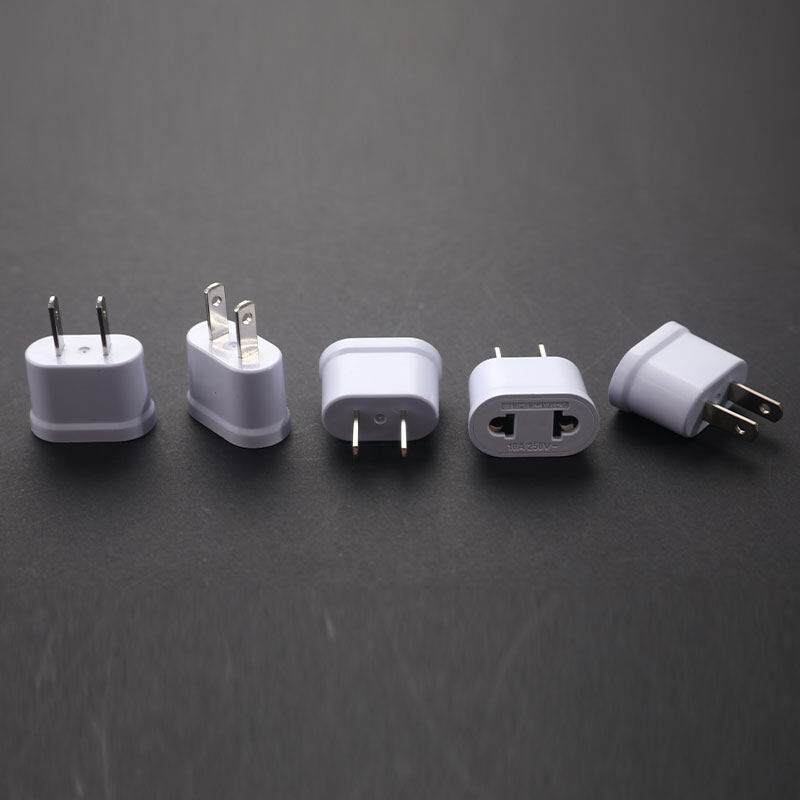 JointFlowers US Plug to EU Plug Round And Flat Dual-Purpose Conversion Plug Converter Socket