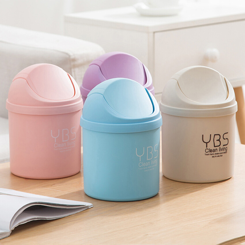 Bảng Thùng rác Mini Nhỏ Chất Thải Thùng rác để mặt bàn Giỏ bàn nội thất Văn Phòng Cung Cấp Nhựa Dustbins Đồ Lặt Vặt Thùng Hộp