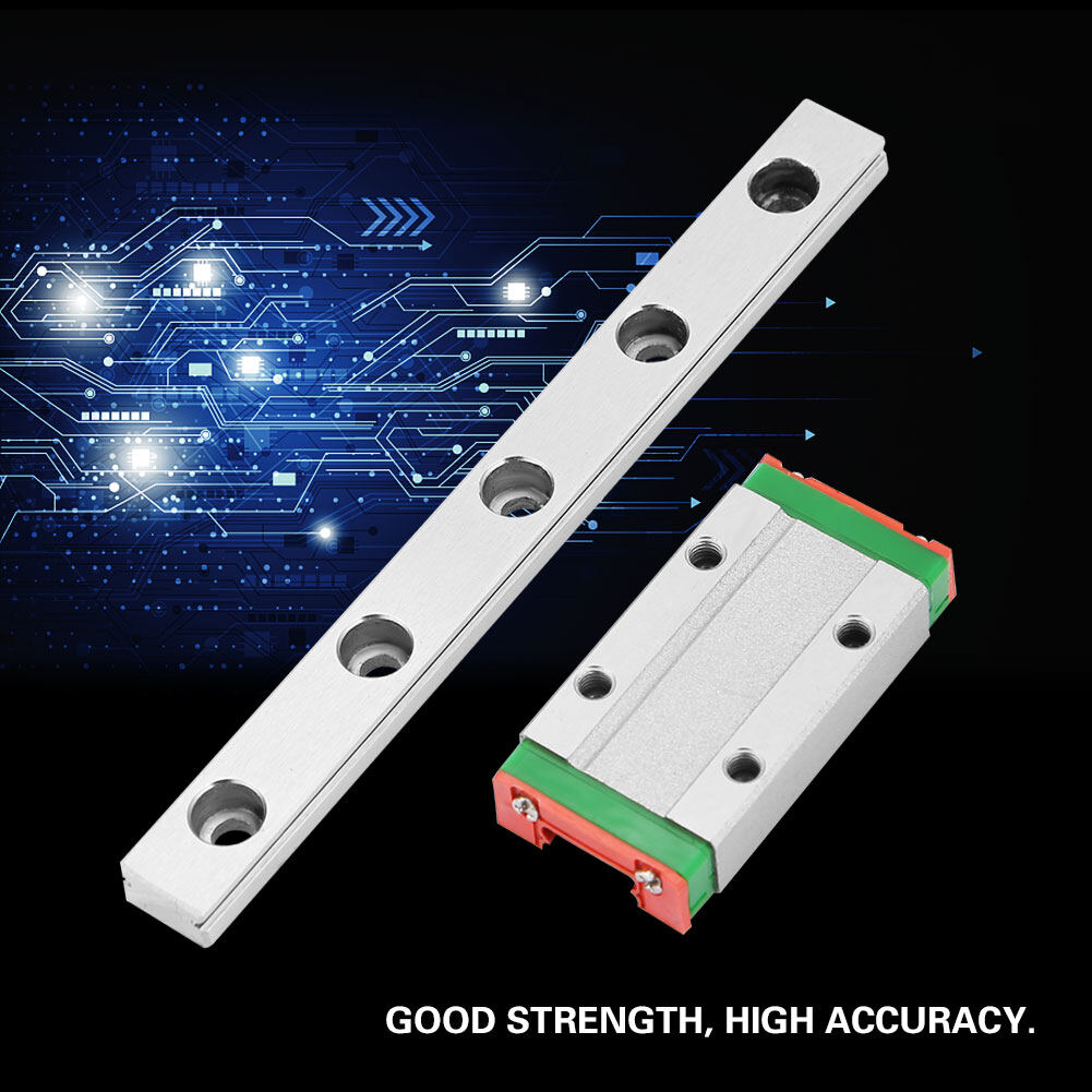 100mm MGN9H Miniature Linear Rail Guide Rail 9mm Width + Slide Block