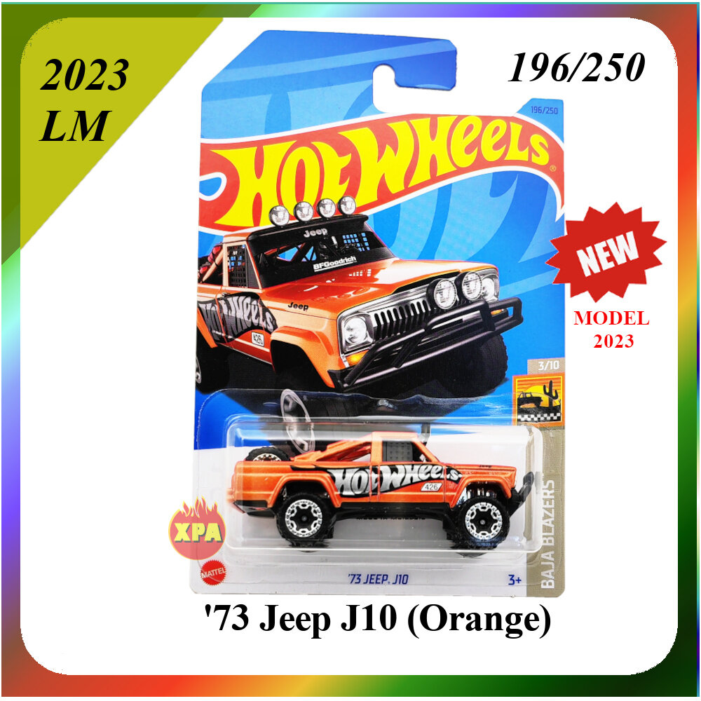 Hot Wheels US Kaiser Jeep Diecast Cars 1973 Jeep J10 ( Blue ) 2024 HW ...