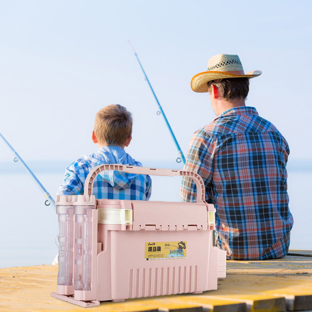 Large Capacity Fishing Tackle Box Portable Fishing Lures Hook Box