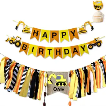 Decoration Party Linen Diy Happy Birthday Wedding Construction