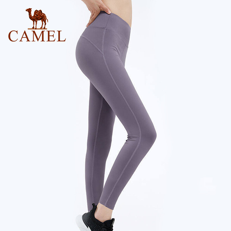 Camel yoga women's thin running yoga pants hip lifting sports pants