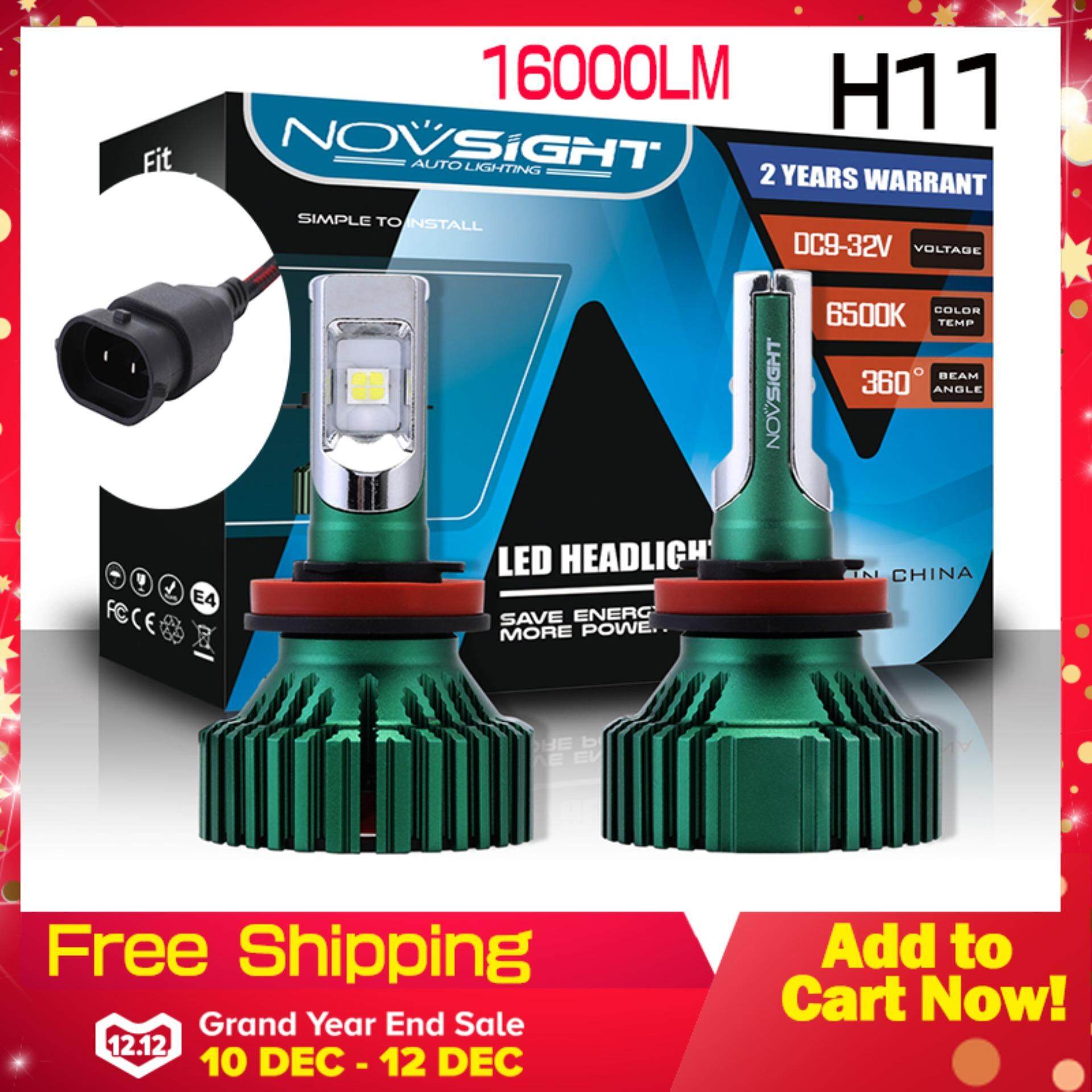 Novsight H11 Xe Ô Tô ĐÈN LED Headlight 60 W 16000LM H11 Ô Tô ĐÈN LED Bóng Đèn Trước Ánh Sáng 6500 K