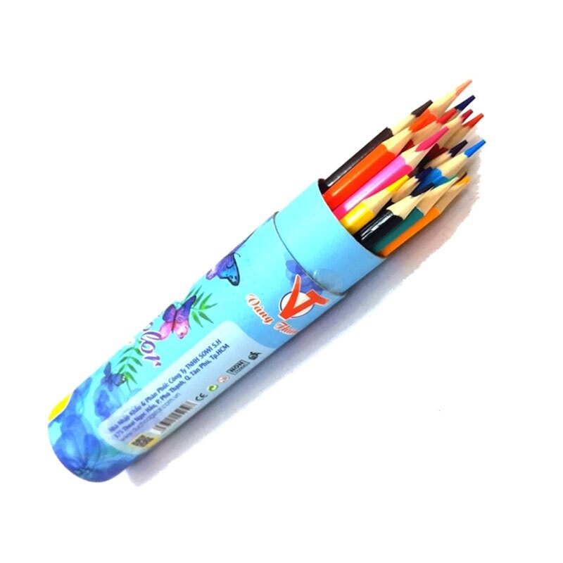 Lon bút chì màu nước lon 18 màu gstar wp-18