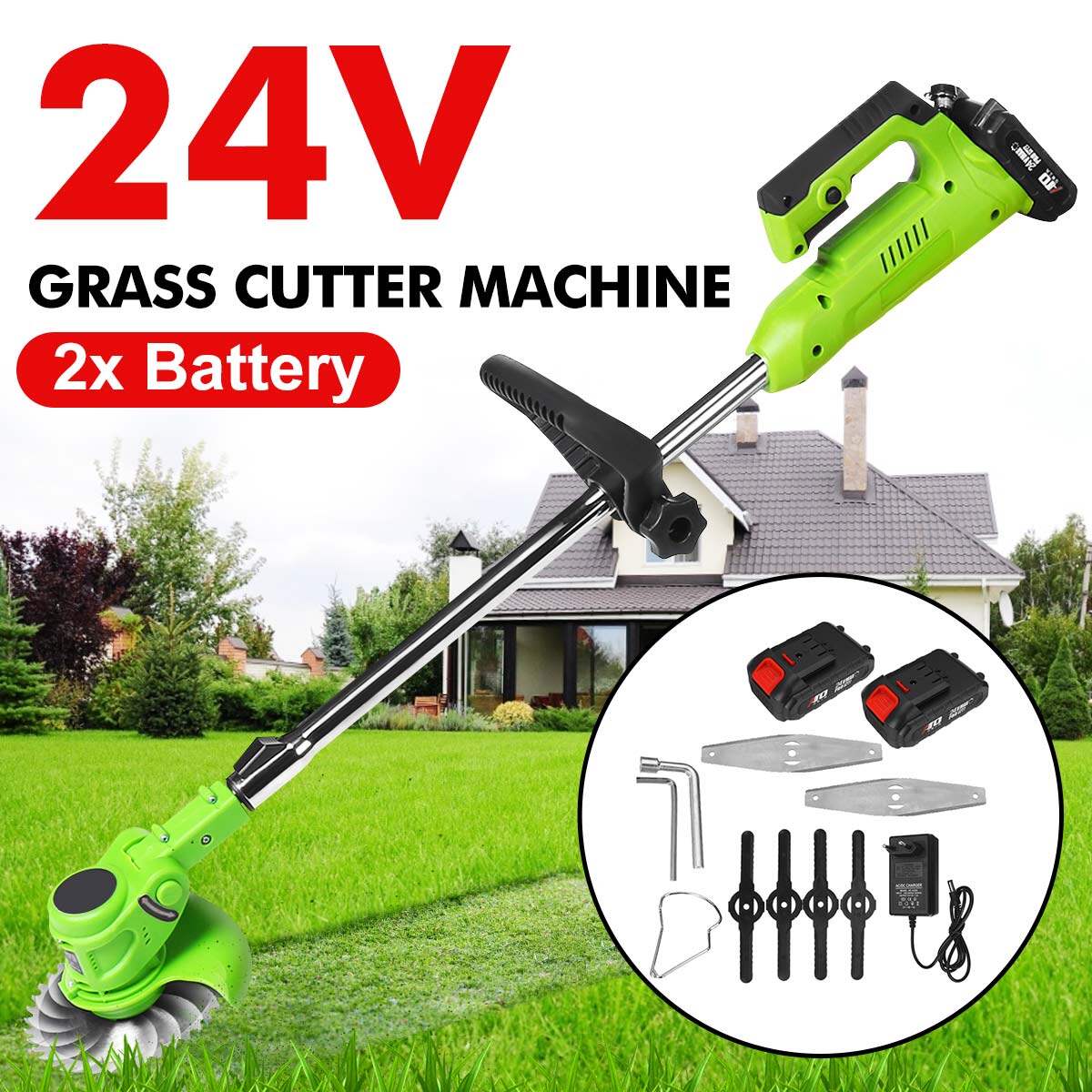 battery grass cutter machine