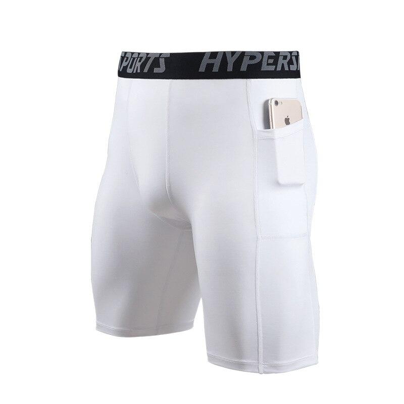 HOLA Summer Pro Sports Tight Shorts Men's Fitness Running Stretch Basketball Bottom Training Quick-drying Compression Pants