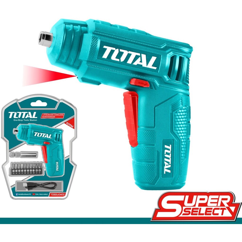 Máy siết viết dùng pin 4V TOTAL TSDLI0402